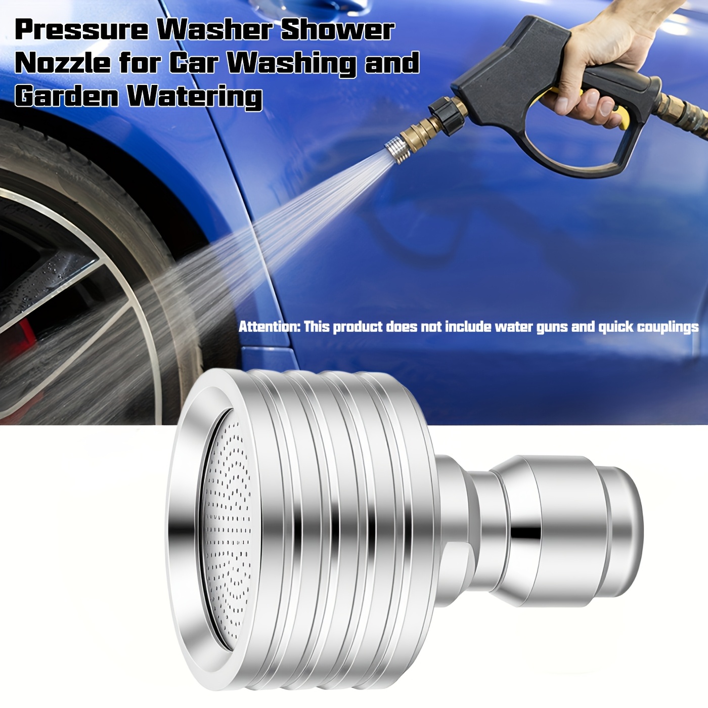 Car Shampoo Ph - Hogedrukwaterpistool Interface Wasmondstuk Roestvrijstalen douchewandjes 1/4