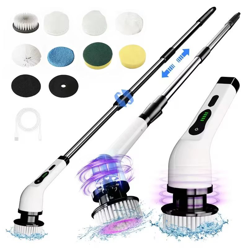 Car Cleaning Brush - Draadloze elektrische spinscrubber, multifunctionele draadloze roterende
