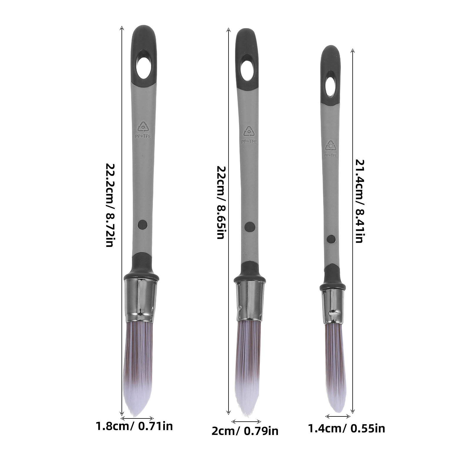 3-delige set precisie kwasten  - Detailing Brush Set recensie en prijs