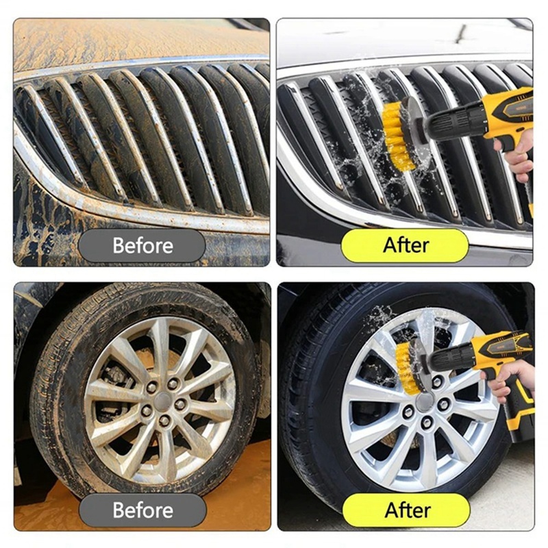15-delige elektrische vloersch - Car Cleaning Brush recensie en prijs
