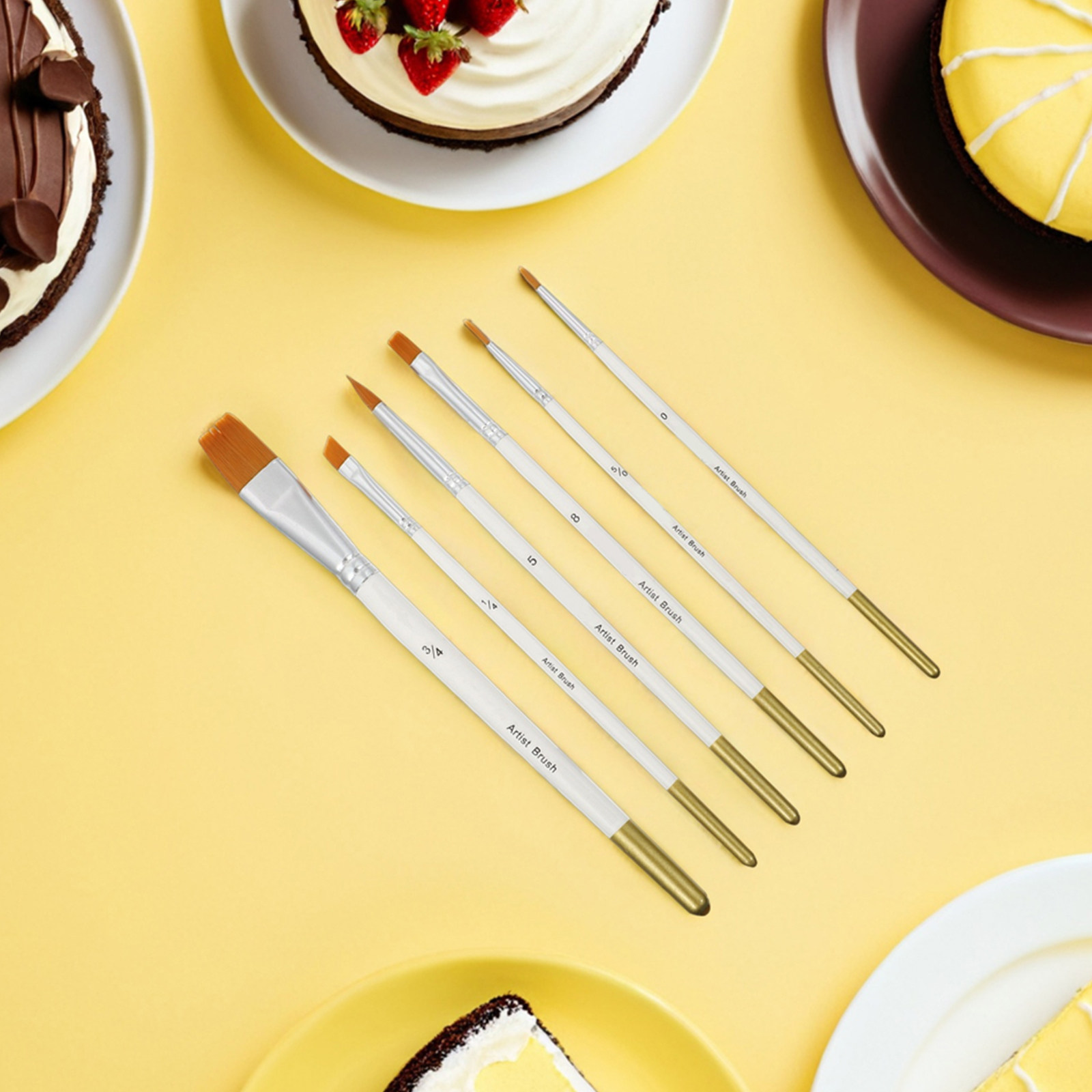 12-delige Cake Detail Brush Se - Detailing Brush Set recensie en prijs